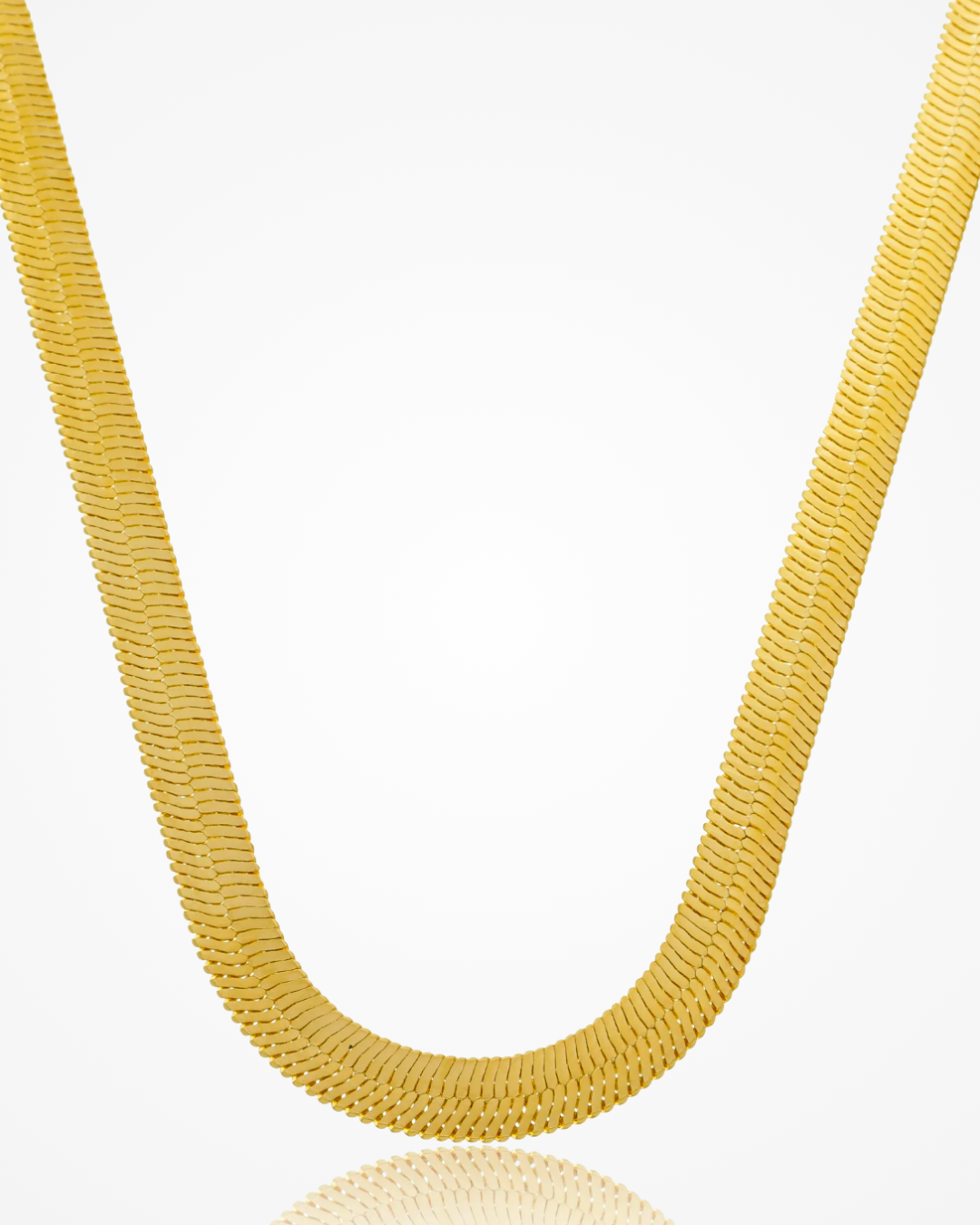 Colar de corrente de malha dourado banho em ouro 18k - SAYE Joias