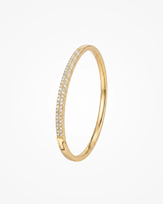 Bracelete Cravejado em Zircônias | Banhado a Ouro 18k - SAYE Joias