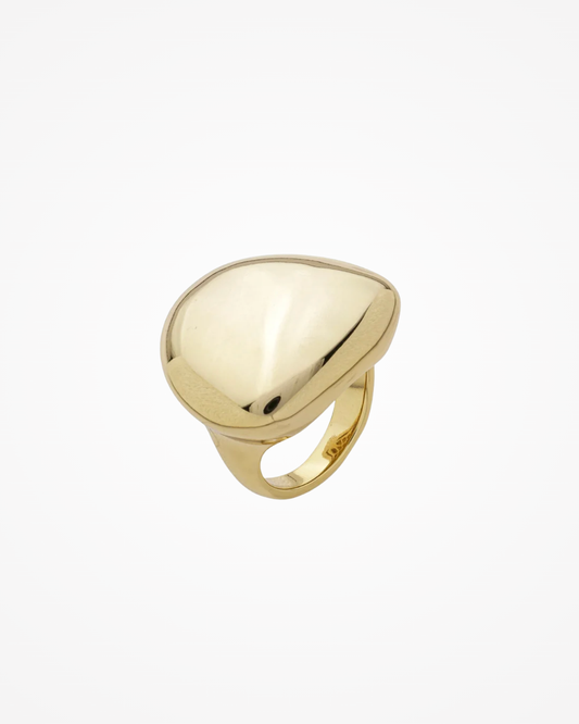 Anel Orgânico Banho em Ouro 18k - SAYE Joias