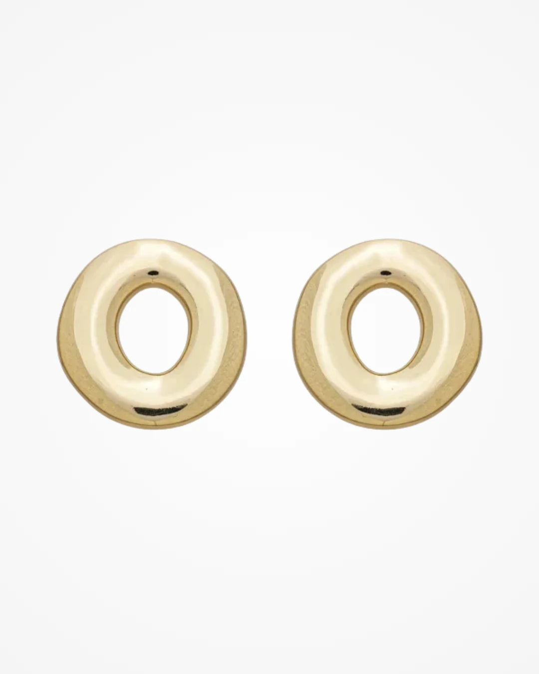 Brinco Argola Vazada Maximalista Dourado | Banhado a Ouro 18k - SAYE Joias