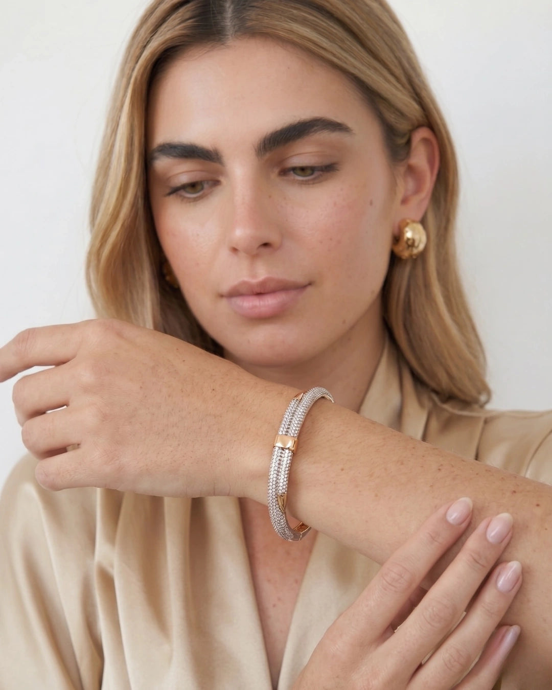 Bracelete Detalhe Zircônia - SAYE Joias