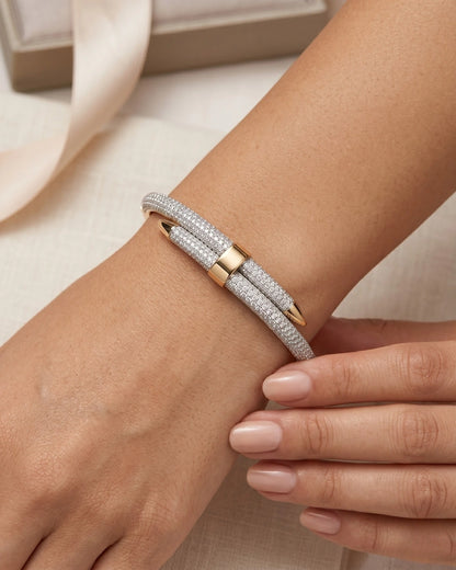 Bracelete Detalhe Zircônia - SAYE Joias