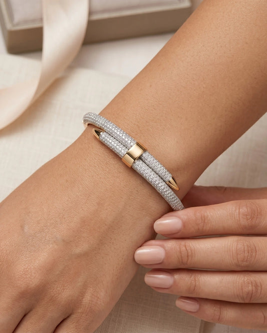 Bracelete Detalhe Zircônia - SAYE Joias
