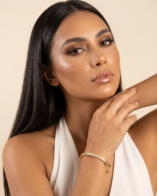 Bracelete Cravejado em Zircônias | Banhado a Ouro 18k - SAYE Joias