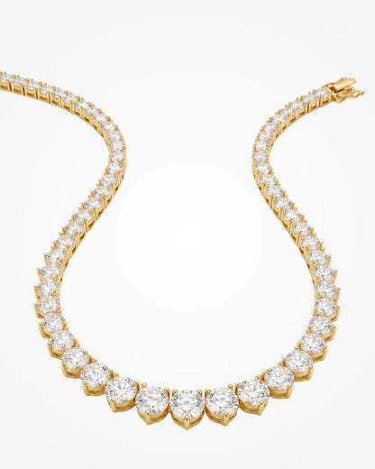 Colar Riviera Zircônia Banhado a Ouro 18k | Brilho Intenso - SAYE Joias