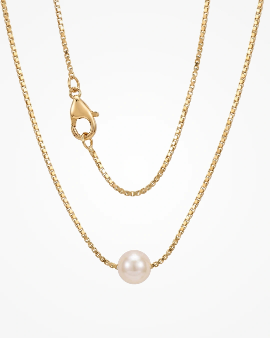 Colar Veneziana com Pingente de Pérola | Banhado a Ouro 18k - SAYE Joias