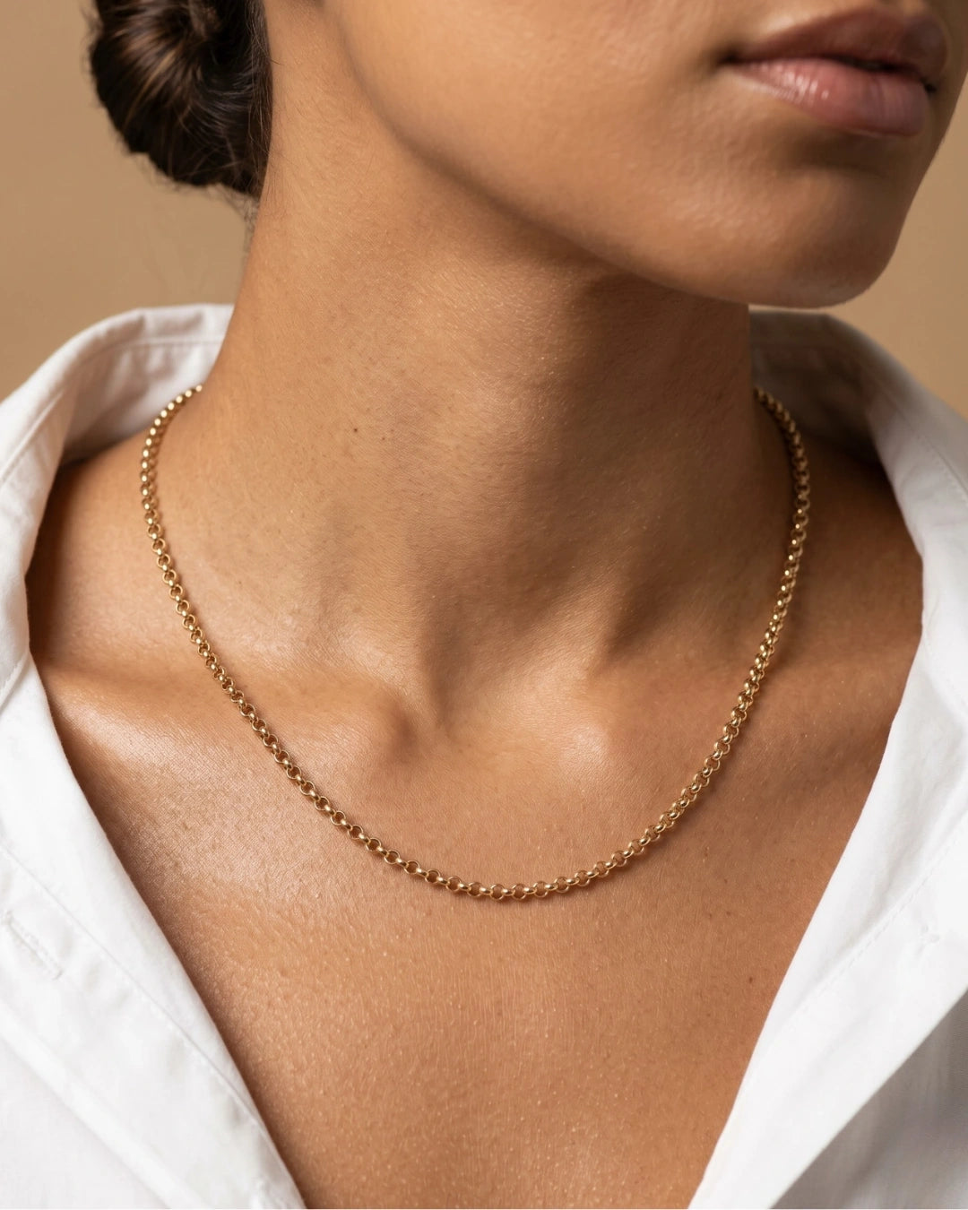 Corrente Elo Português | Banhado a Ouro 18k - SAYE Joias